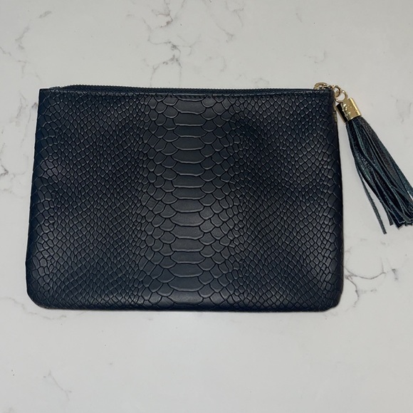Gigi New York - Python Leather Clutch *LIKE NEW* - Picture 2 of 10